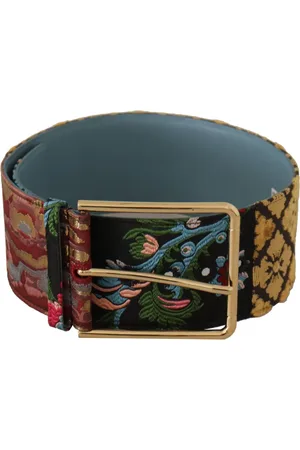 Dolce & Gabbana Belts, unisex, , Size: 70 CM Canvas Leather Statement Belt