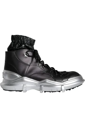 Dolce & Gabbana Lace-up Boots, male, , Size: 11 US Nylon Galileo High Top Sneakers