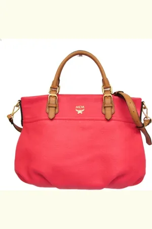 MCM Pre-owned Handbags, female, , Size: ONE SIZE Pre-owned Leather shoulder-bags