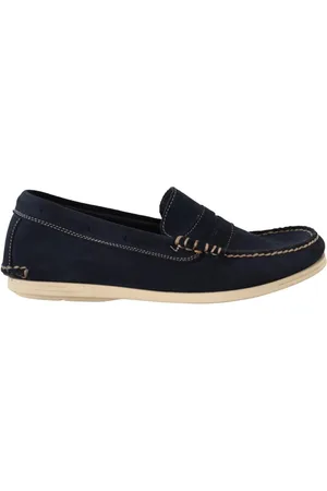 Pollini Loafers, male, , Size: 7 US Suede Moccasins for Men