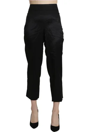 Bencivenga Cropped Trousers, female, , Size: L Elegant High Waist Cropped Pants