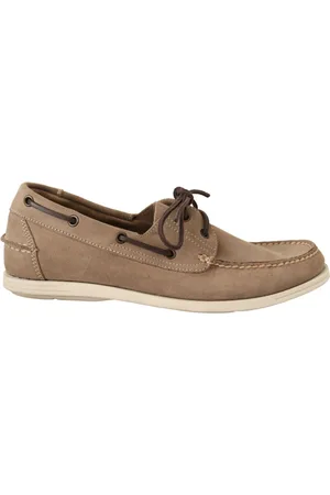 Pollini Sailor Shoes, male, , Size: 6 US Elegant Suede Loafers for Gentleman