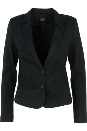 ONLY Blazers, female, , Size: 2XL Buttoned Blazer with Lapel Collar