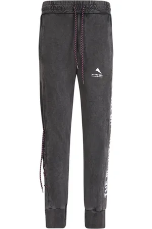 MAUNA KEA Sweatpants, male, , Size: M Drawstring Trousers with Ribbed Ankle
