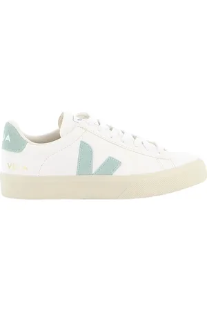 Veja Sneakers, male, , Size: 12 US -Green Leather Low Top Sneakers