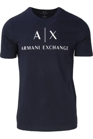 Armani Exchange T-Shirts, male, , Size: M Printed Round Neck Tee