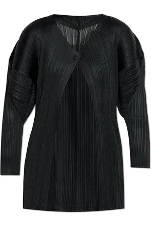 Issey Miyake Cardigans, female, , Size: L Pleated Cardigan
