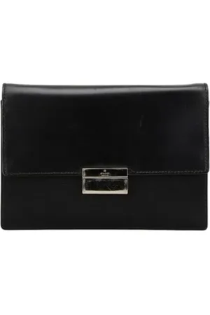 Gucci Pre-owned Clutches, female, , Size: ONE SIZE Pre-owned Leather gucci-bags