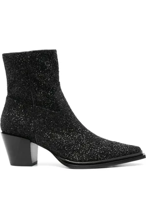 Jimmy Choo Cowboy Boots, female, , Size: 6 US Glitter Western Style Boots