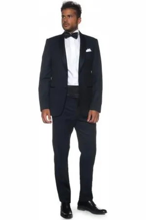 Emporio Armani Single Breasted Suits, male, , Size: L Elegant Single-Breasted Jumpsuit