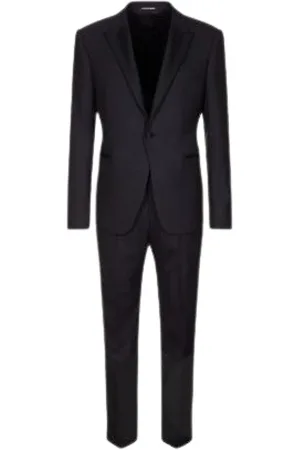 Emporio Armani Single Breasted Suits, male, , Size: 2XL Single-Breasted Jumpsuit