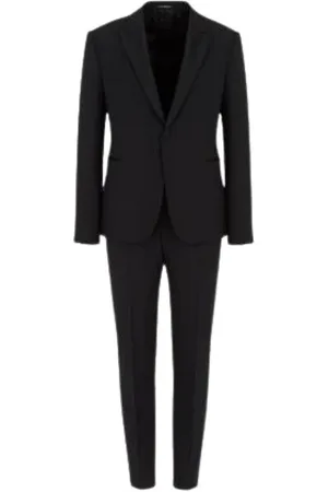 Emporio Armani Single Breasted Suits, male, , Size: XL Single-Breasted Jumpsuit