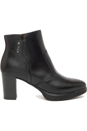 Nero Giardini Heeled Boots, female, , Size: 10 US Leather Block Heel Boots