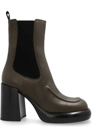 Burberry Heeled Boots, female, , Size: 8 US Heeled Ankle Boots ‘Chelsea’