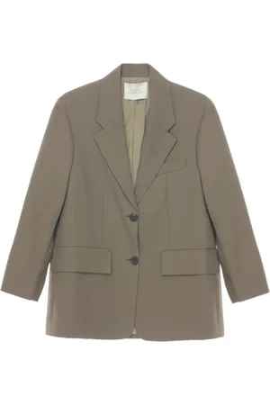 STUDIO NICHOLSON Blazers, female, , Size: XS Cotton Blend Button Jacket