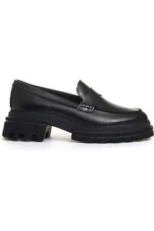 Hogan Loafers, female, , Size: 10 US Leather Moccasin Loafer