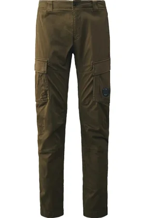 C.P. Company Straight Trousers, male, , Size: L Cargo Pants Ivy