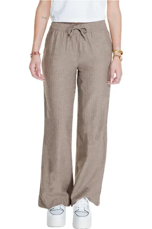 JACQUELINE DE YONG Wide Trousers, female, , Size: S Lace-Up Trousers Fall/Winter Style