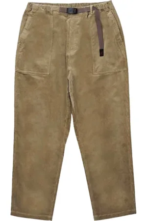 Gramicci Straight Trousers, male, , Size: 2XS Velvet tapered pants in chino color