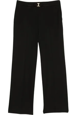 Twin-Set Cropped Trousers, female, , Size: XL Viscose Trousers