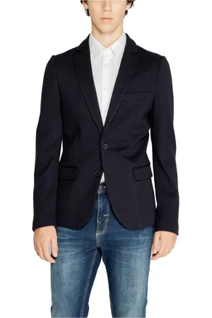 Antony Morato Blazers, male, , Size: XL Plain Blazer Button Fastening Men