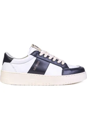 SAINT SNEAKERS Sneakers, male, , Size: 7 US /Black Leather Sneakers