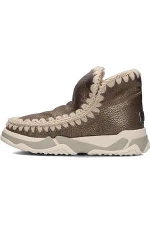Mou Winter Boots, female, , Size: 11 US Eskimo Trainer Suede Boots Camel
