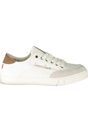 Carrera Sneakers, male, , Size: 11 US Polyester Sneakers with Lace-Up, Contrast Details, Logo