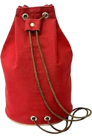 Hermès Pre-owned Bucket Bags, female, , Size: ONE SIZE Pre-owned Canvas shoulder-bags