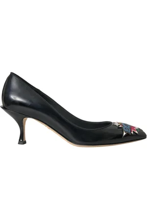 Dolce & Gabbana Pumps, female, , Size: 6 US Leather Starburst Design Pumps