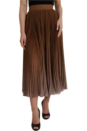 Dolce & Gabbana Midi Skirts, female, , Size: XS Pleated Midi Skirt