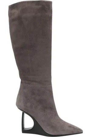 vic matiè Heeled Boots, female, , Size: 8 US Suede Slip-On Wedge Boots