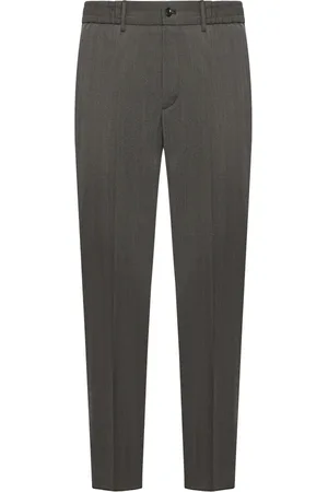 TAGLIATORE Chinos, male, , Size: XL Wool Trousers with Elasticated Waist