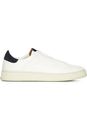 Kiton Sneakers, male, , Size: 7 US Sneakers with Navy Accents
