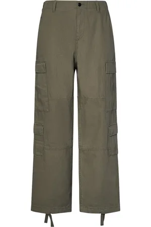 STUSSY Straight Trousers, male, , Size: W34 Cargo Trousers with Drawstring