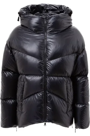 add Down Jackets, female, , Size: 2XS Hooded Puffer Jacket with Disappearing Logo