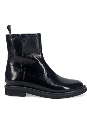 HALMANERA Ankle Boots, female, , Size: 7 US Patent Leather Ankle Boot