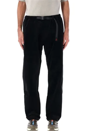 Gramicci Straight Trousers, male, , Size: XS Corduroy Pants with Cinch Belt