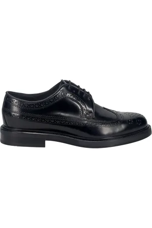 ANTICA CUOIERIA Laced Shoes, male, , Size: 7 US Flat Shoes, Handcrafted in Italy