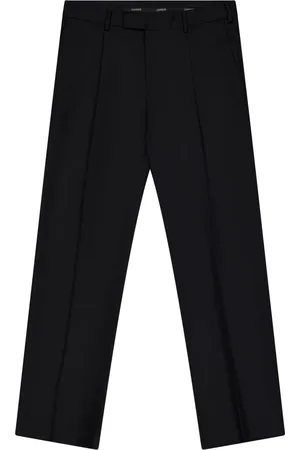 LANEUS Straight Trousers, male, , Size: 2XL Classic Wool Cigarette Pants