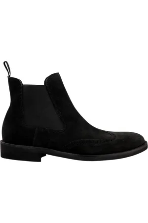ALEXANDER Chelsea Boots, male, , Size: 9 US Brown Suede Ankle Boots
