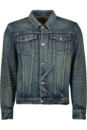 Saint Laurent Denim Jackets, male, , Size: XL Classic Denim Jacket