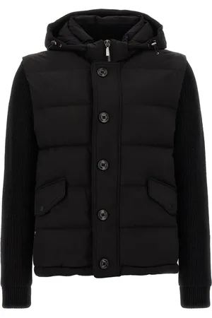 MOORER Bomber Jackets, male, , Size: M Down-Quilted Bomber Jacket