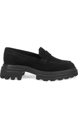 Hogan Loafers, female, , Size: 7 1/2 US Saddle Moccasins with Extra-Light Sole