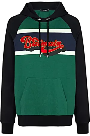 Balmain Hoodies, male, , Size: M Stylish Sweatshirt for Men