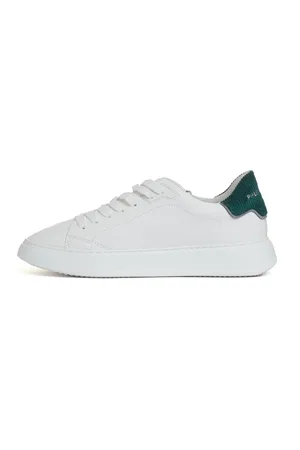 Philippe model Sneakers, male, , Size: 10 US Temple Green Velvet Sneakers