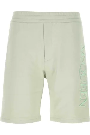 Alexander McQueen Casual Shorts, male, , Size: S Pastel Cotton Bermuda Shorts