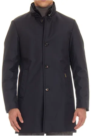 MOORER Single-Breasted Coats, male, , Size: S Quilted Down Coat