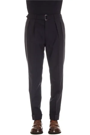OFFICINE GENERALE Suit Trousers, male, , Size: S Wool Trousers Pierre Model