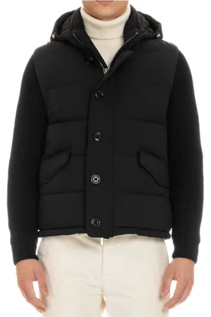 MOORER Winter Jackets, male, , Size: XL Hybrid Down Bomber Jacket